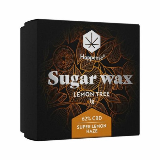 Happease - Extract Lemon Tree Sugar Wax, 62% CBD, 1g